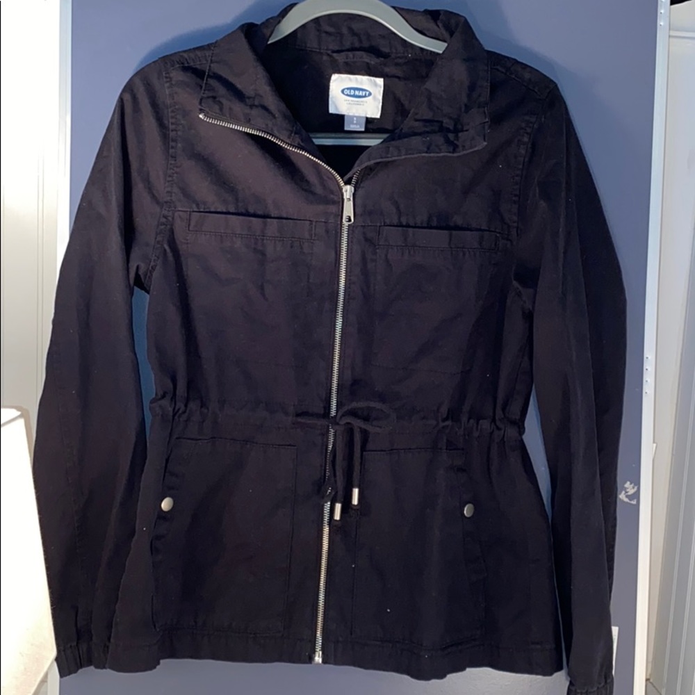 Black zip up